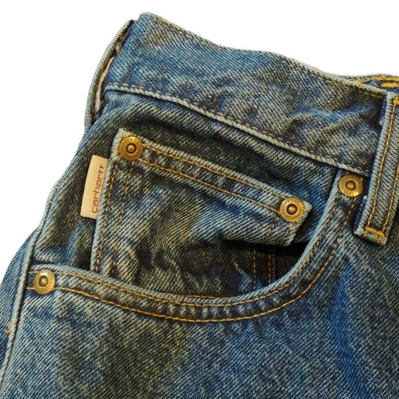 Carhartt Flannel Lined Relaxed Fit Jeans Size 44 - Picture 7 of 10